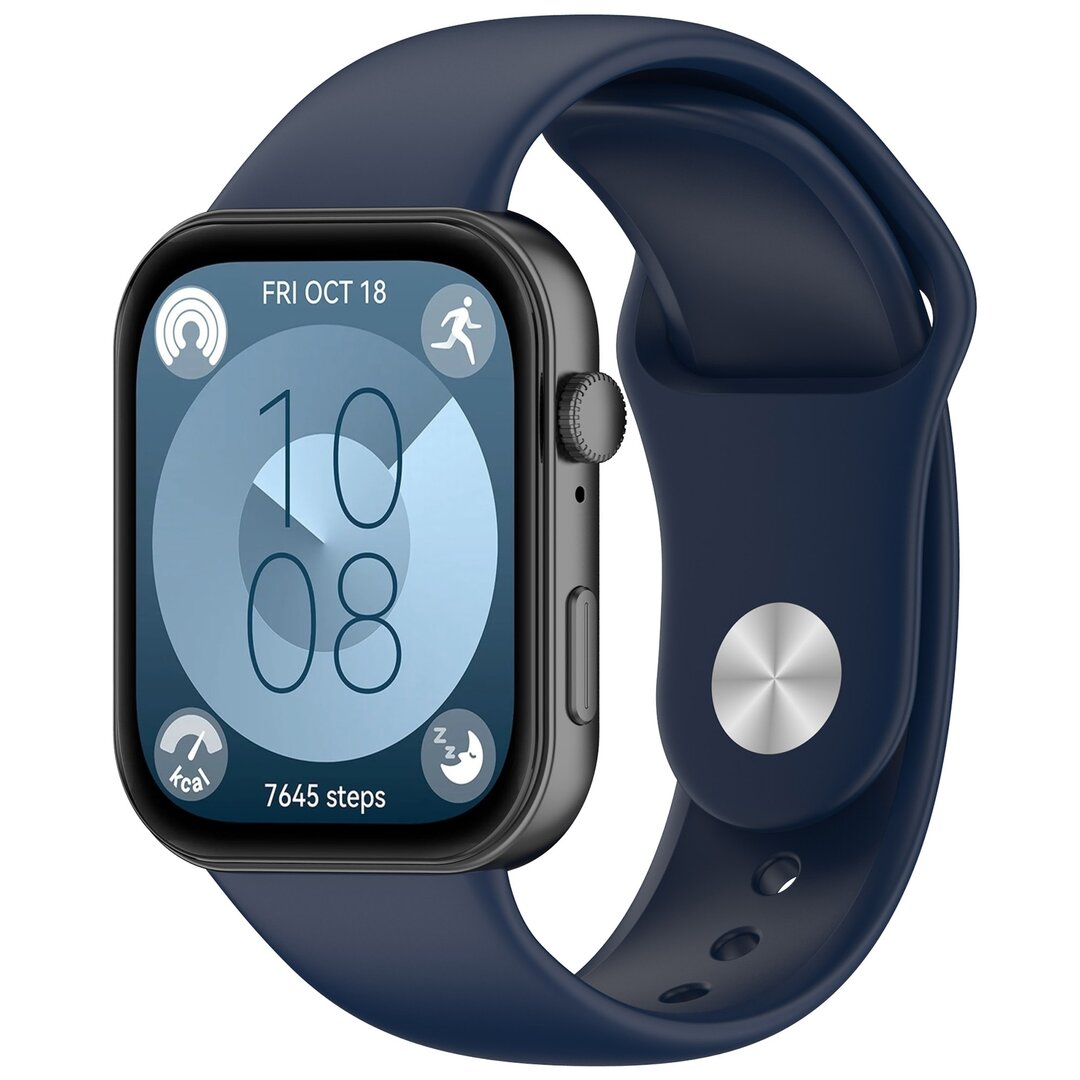 Silikon-Sportband - Dunkelblau - Huawei Watch Fit 3 / Fit 4