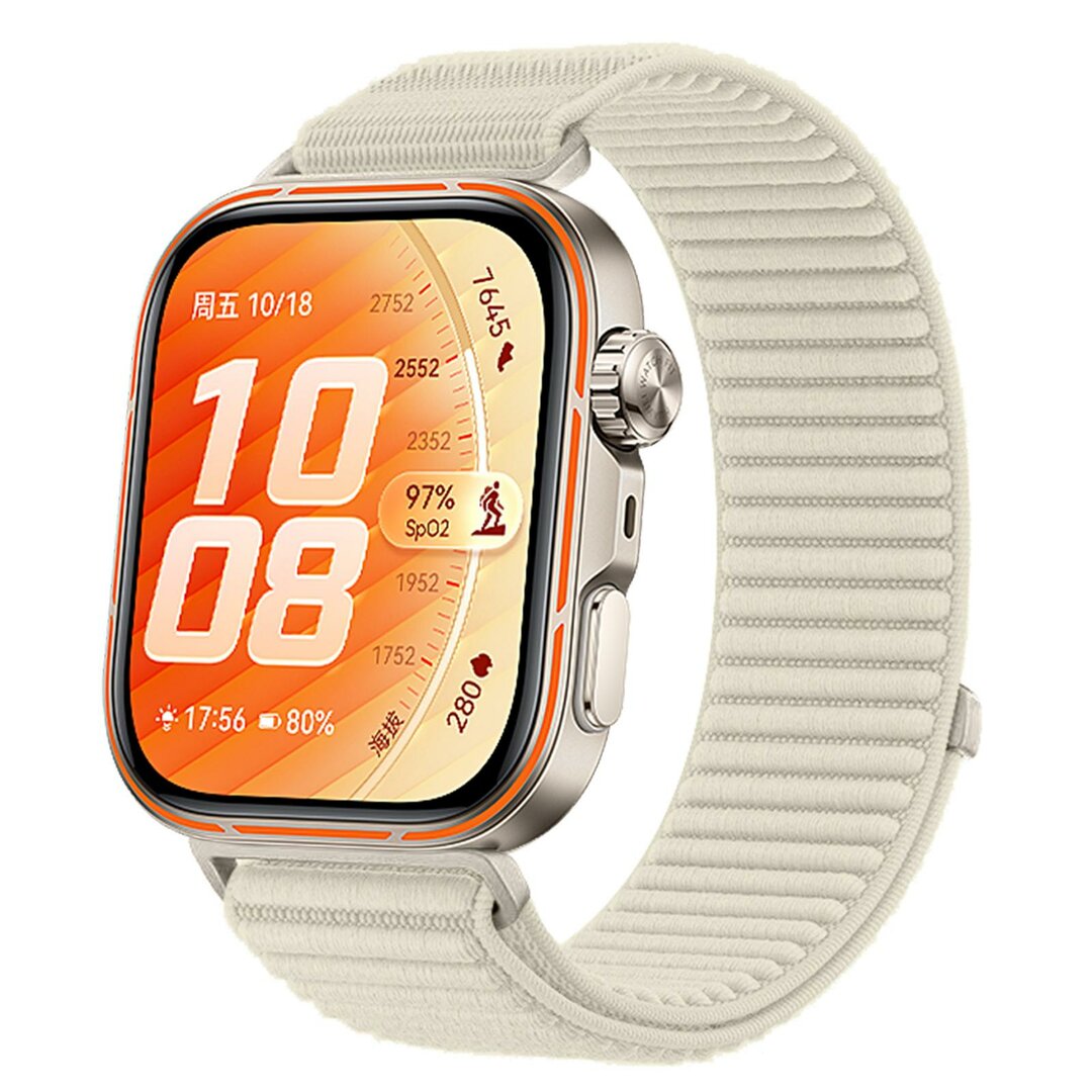 Geripptes Nylonarmband - Polarstern - Huawei Watch Fit 5 / 4 / 3