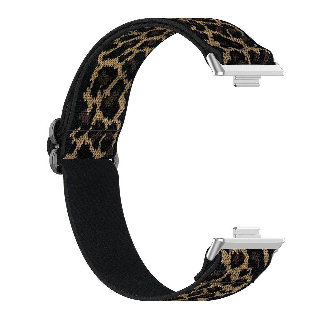 Elastisches Nylonband - Panther-Druck - Huawei Watch Fit 3 / Fit 4