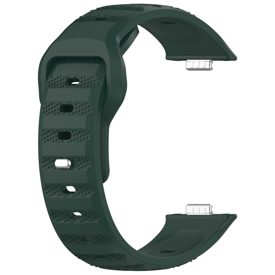 Silikon Outdoor-Band - Dunkelgr&uuml;n - Huawei Watch Fit 3 / Fit 4