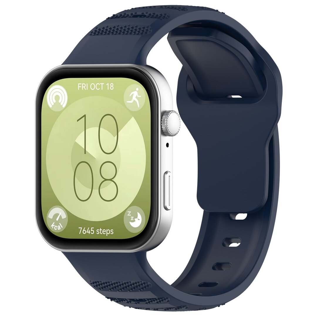 Silikon Outdoor-Band - Dunkelblau - Huawei Watch Fit 3 / Fit 4