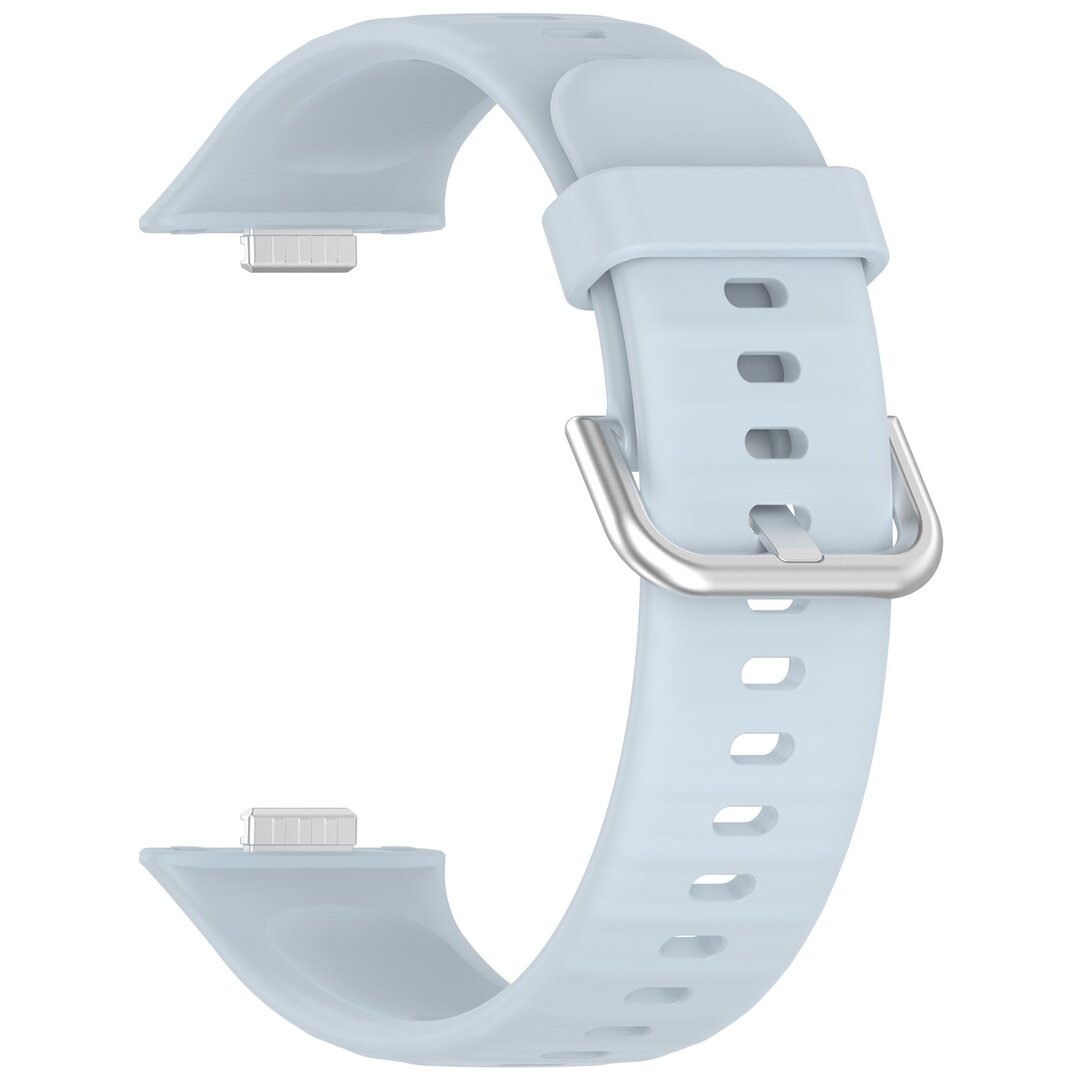 Silikonband mit Dornschlie&szlig;e - Hellblau - Huawei Watch Fit 3 / Fit 4