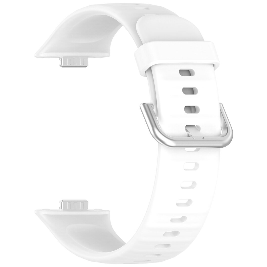 Silikonband mit Dornschlie&szlig;e - Wei&szlig; - Huawei Watch Fit 3 / Fit 4