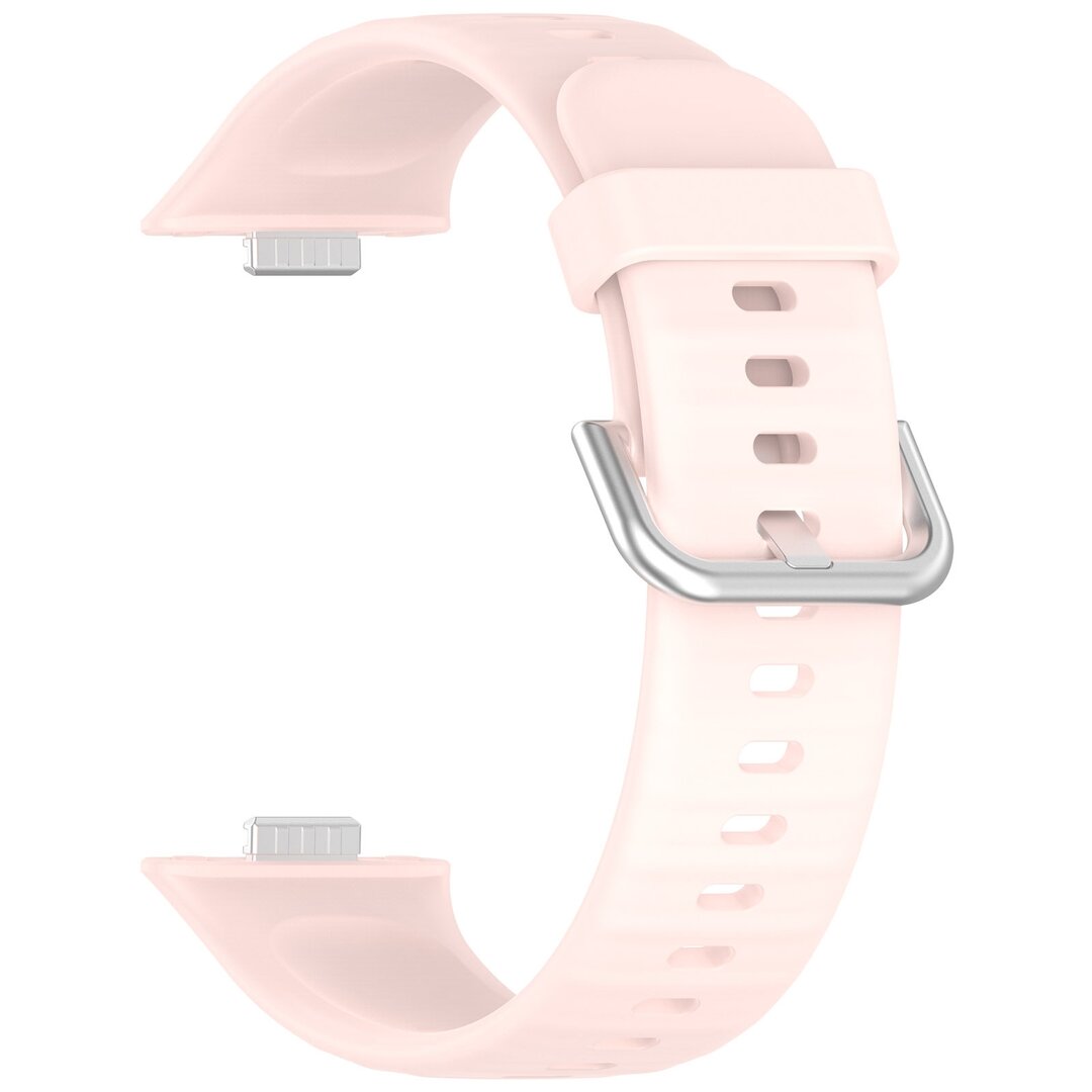 Silikonband mit Dornschlie&szlig;e - Hellrosa - Huawei Watch Fit 3 / Fit 4