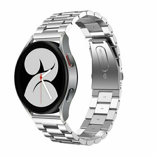 Edelstahl-Gliederarmband - Silber - Huawei Watch 5 - 42mm