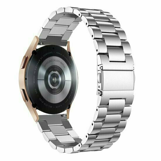 Edelstahl-Gliederarmband - Silber - Huawei Watch 5 - 42mm