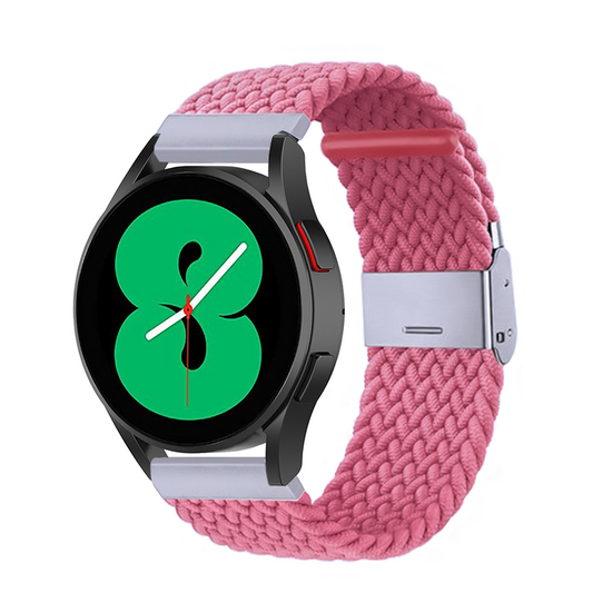 Huawei Watch 5 - 42mm - Geflochtenes Nylonarmband - Pink