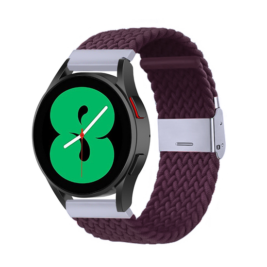 Huawei Watch 5 - 42mm - Geflochtenes Nylonarmband - Dunkellila