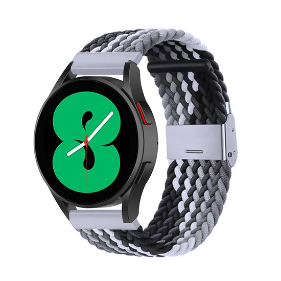 Huawei Watch 5 - 42mm - Geflochtenes Nylonarmband - Grau / Schwarz