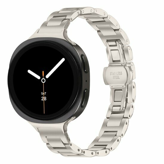 Slim Fit Edelstahl-Gliederarmband - Polarstern - Samsung Galaxy Watch 9 - 40mm / 44mm