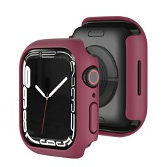 Apple Watch 41mm Hartschalengeh&auml;use (offene Vorderseite) - Bordeaux - Geeignet f&uuml;r Apple Watch 41mm