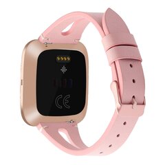 Fitbit Versa 1 / 2 &amp; Lite Armband TPU Leder - Rosa