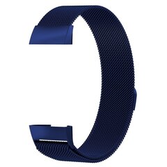 Fitbit Charge 3 &amp; 4 milanaise Armband - Gr&ouml;&szlig;e: Gro&szlig; - Dunkelblau