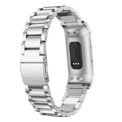 Fitbit Charge 3 &amp; 4 Metallband - Silber
