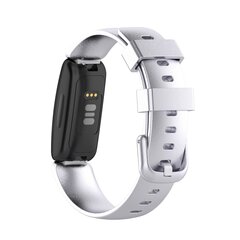 Fitbit Inspire 2 &amp; Ace 3 - Sportarmband mit Schnalle - Gr&ouml;&szlig;e: Large - Silber