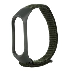 Nylon gewebt Band Xiaomi Mi Band 3 / 4 / 5  / 6 / 7 - Armee Gr&uuml;n