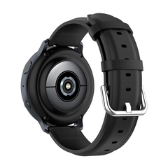 Klassisches Lederarmband - Schwarz - Samsung Galaxy Watch 4 - 40mm &amp; 44mm