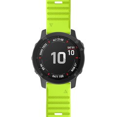 Silikonband - Gr&uuml;n - Garmin Fenix 7X / 6X / 5X