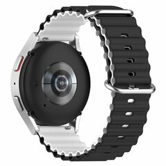 Garmin Venu / Sq / Sq2 / 2 plus - Ocean Style Armband - Schwarz / wei&szlig;
