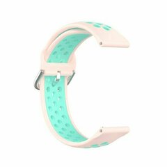 Garmin Approach S12 / S40 / S42 - Silikon-Sportband mit Schnalle - Pink + T&uuml;rkis