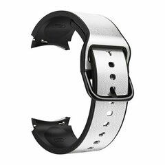 2 in 1 Silikon/Lederband - Grau - Samsung Galaxy Watch 5 (Pro) - 40mm / 44mm / 45mm