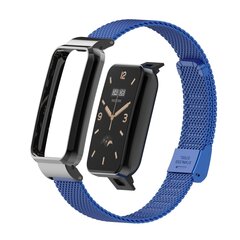 Milanaise Band mit Geh&auml;use - Blau - Xiaomi Smart band 7 Pro