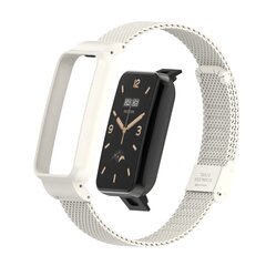 Milanaise Band mit Geh&auml;use - Wei&szlig; - Xiaomi Smart band 7 Pro