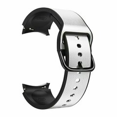 2 in 1 Silikon/Lederband - Grau - Samsung Galaxy Watch 6 Classic - 47mm &amp; 43mm