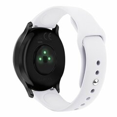 Garmin Venu 3s / Vivoactive 4s / Venu 2s / Vivomove 3s / Forerunner 255s - Sportarmband - Gr&ouml;&szlig;e: Gro&szlig; - Wei&szlig;