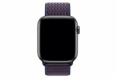 Sport Loop Armband - Dunkelviolett - Geeignet f&uuml;r Apple Watch 38mm / 40mm / 41mm / 42mm