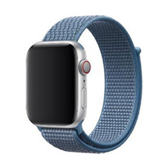 Sport Loop Armband - Denim blau - Geeignet f&uuml;r Apple Watch 38mm / 40mm / 41mm / 42mm