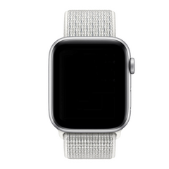 Sport Loop Armband - Wei&szlig; - Geeignet f&uuml;r Apple Watch 38mm / 40mm / 41mm / 42mm