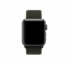 Sport Loop Armband - Armeegr&uuml;n - Geeignet f&uuml;r Apple Watch 44mm / 45mm / 46mm / 49mm