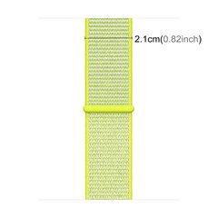 Sport Loop Armband - Neongr&uuml;n - Geeignet f&uuml;r Apple Watch 44mm / 45mm / 46mm / 49mm