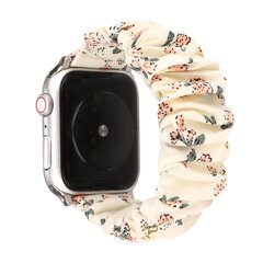 Elastisches Armband - Floraler Druck leicht - Geeignet f&uuml;r Apple Watch 38mm / 40mm / 41mm / 42mm