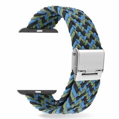 Geflochtenes Armband - Multicolour Dark - Geeignet f&uuml;r Apple Watch 44mm / 45mm / 46mm / 49mm