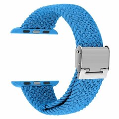 Geflochtenes Armband - Hellblau - Geeignet f&uuml;r Apple Watch 44mm / 45mm / 46mm / 49mm