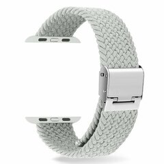 Geflochtenes Armband - Hellgrau - Geeignet f&uuml;r Apple Watch 44mm / 45mm / 46mm / 49mm
