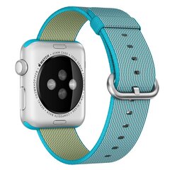 Nylonband - Blau - Geeignet f&uuml;r Apple Watch 44mm / 45mm / 46mm / 49mm