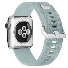 Gemustertes Silikonarmband - Smaragdgr&uuml;n - Geeignet f&uuml;r Apple Watch 38mm / 40mm / 41mm / 42mm
