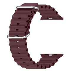 Ocean Armband - Weinrot - Geeignet f&uuml;r Apple Watch 38mm / 40mm / 41mm / 42mm