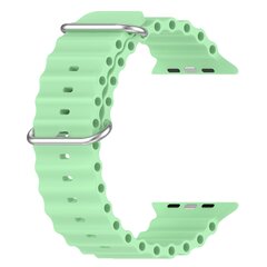 Ocean Armband - Hellgr&uuml;n - Geeignet f&uuml;r Apple Watch 38mm / 40mm / 41mm / 42mm