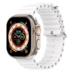 Ocean Armband - Wei&szlig; - Geeignet f&uuml;r Apple Watch 44mm / 45mm / 46mm / 49mm