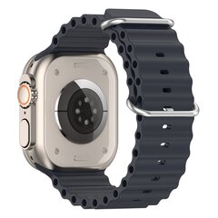 Armband Ocean - Dunkelblau - Geeignet f&uuml;r Apple Watch 44mm / 45mm / 46mm / 49mm