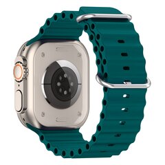 Armband Ocean - Dunkelgr&uuml;n - Geeignet f&uuml;r Apple Watch 44mm / 45mm / 46mm / 49mm