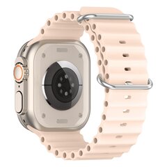 Ocean Armband - Hellrosa - Geeignet f&uuml;r Apple Watch 44mm / 45mm / 46mm / 49mm