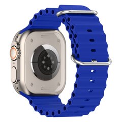 Ocean Armband - Blau - Geeignet f&uuml;r Apple Watch 44mm / 45mm / 46mm / 49mm