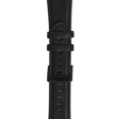 Luxus-Echtlederarmband - Schwarz - Geeignet f&uuml;r Apple Watch 44mm / 45mm / 46mm / 49mm