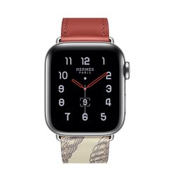 Lederarmband mit Druck - Rot - Geeignet f&uuml;r Apple Watch 38mm / 40mm / 41mm / 42mm