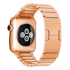 Gliederarmband Edelstahlband - Ros&eacute;gold - Passend f&uuml;r Apple Watch 44mm / 45mm / 46mm / 49mm